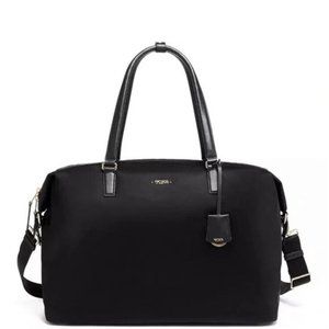 NWT TUMI Wynne Weekender Black Travel Bag Duffle Bag 11x 17x8.75"